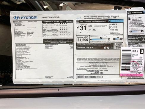 New 2026 Hyundai Kona SE image 13