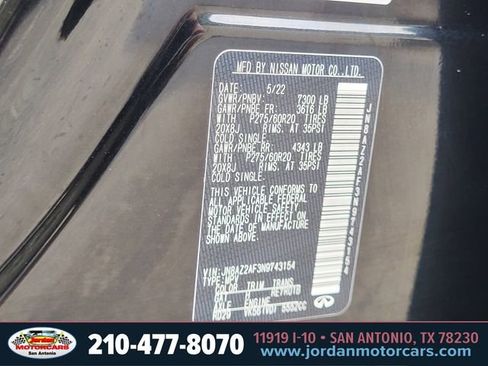 Used 2022 INFINITI QX80 Luxe w/ Cargo Package image 35