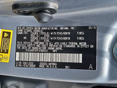 Used 2015 Toyota Highlander XLE AWD/4WD image 25