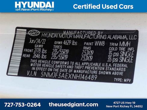 Certified 2022 Hyundai Tucson SEL w/ Convenience Package image 38