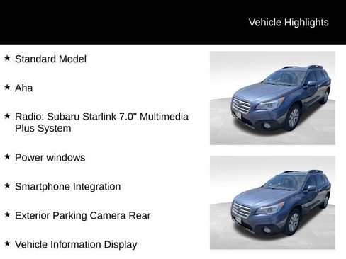 Used 2016 Subaru Outback 2.5i Premium AWD/4WD image 5