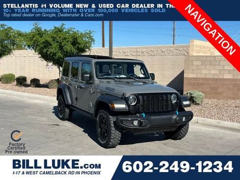 Used 2023 Jeep Wrangler Unlimited w/ Sun & Screen Package image 1