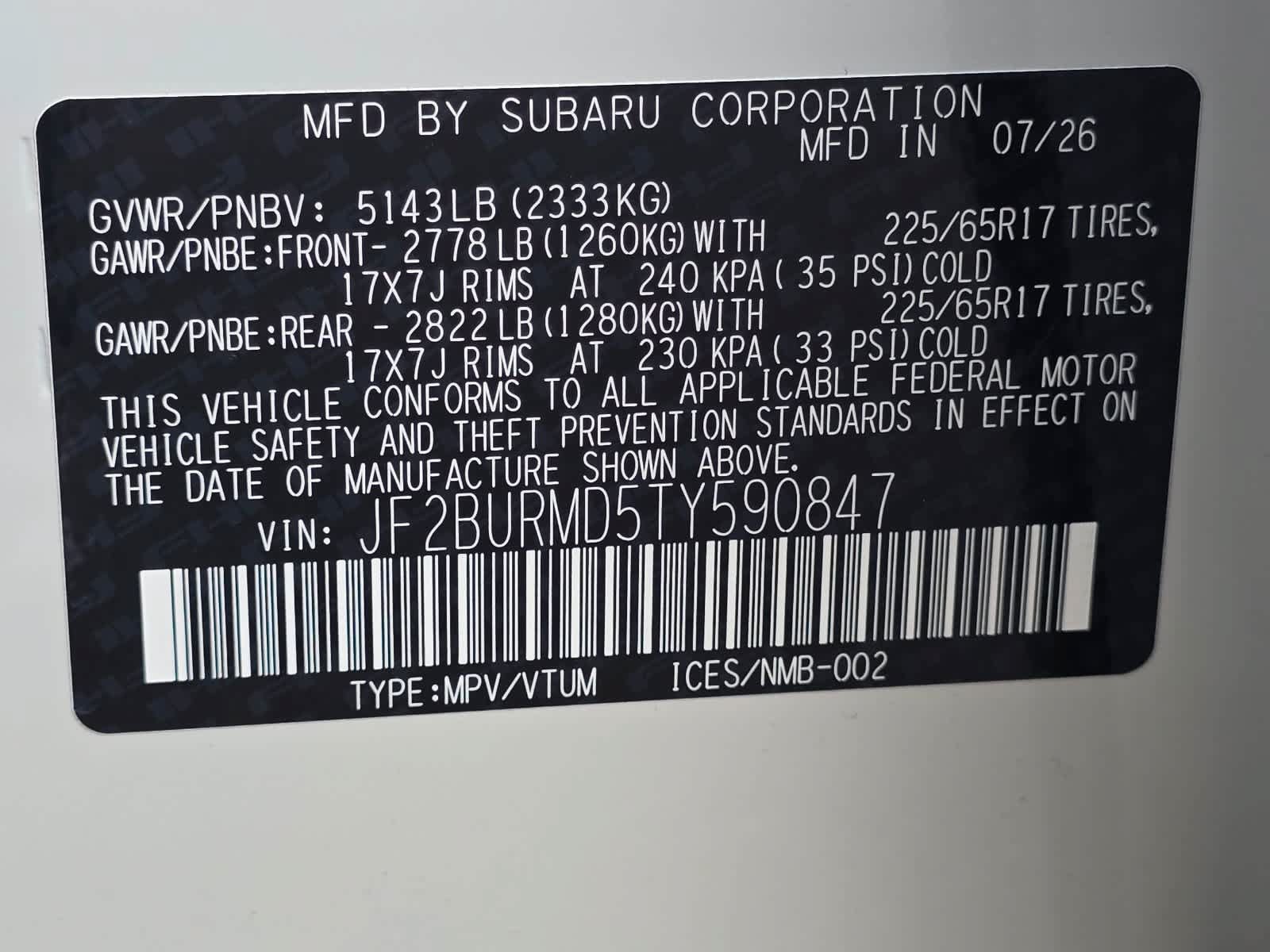 New 2026 Subaru Outback Wilderness AWD/4WD image 28