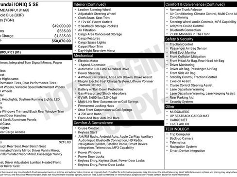 Used 2023 Hyundai Ioniq 5 SE image 17