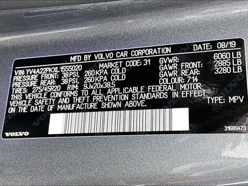 Used 2020 Volvo XC90 T6 Momentum w/ Protection Package image 32