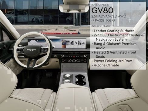 New 2026 Genesis GV80 2.5T Advanced image 17