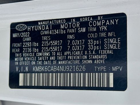 Used 2022 Hyundai Kona SEL w/ Cargo Package AWD/4WD image 12