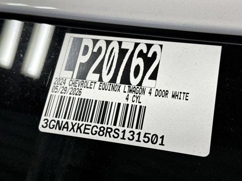 Certified 2024 Chevrolet Equinox LT w/ LPO, Floor Liner Package FWD image 30