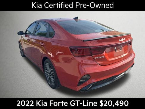 Certified 2022 Kia Forte GT-Line w/ GT-Line Technology Package FWD image 6