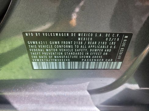 Used 2015 Volkswagen Jetta S FWD image 33