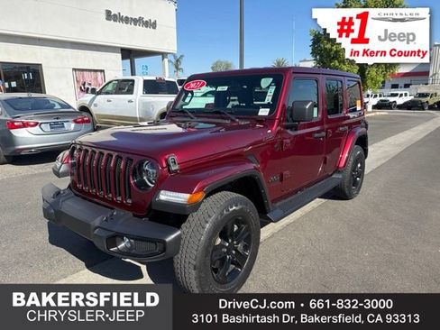 Certified 2021 Jeep Wrangler Unlimited Sahara AWD/4WD image 1