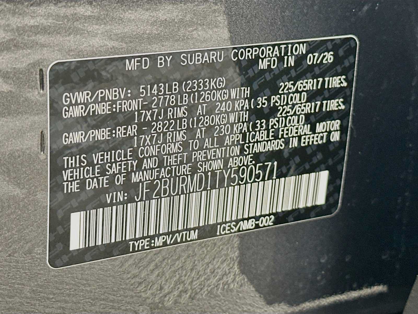 New 2026 Subaru Outback Wilderness AWD/4WD image 31