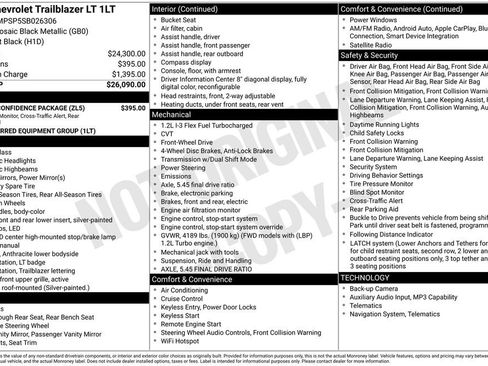 Used 2025 Chevrolet TrailBlazer LT w/ Driver Confidence Package FWD image 8