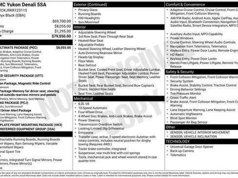 Used 2019 GMC Yukon Denali w/ Denali Ultimate Package image 37