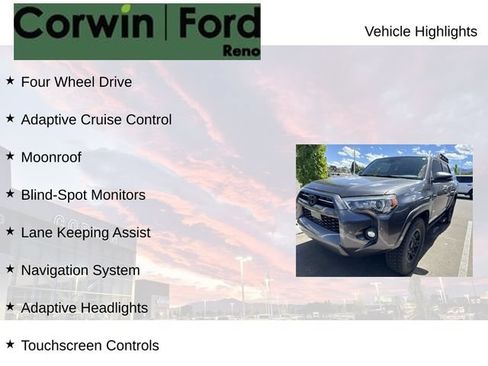 Used 2022 Toyota 4Runner SR5 Premium w/ Moonroof Package AWD/4WD image 8