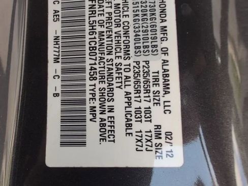 Used 2012 Honda Odyssey EX-L image 38