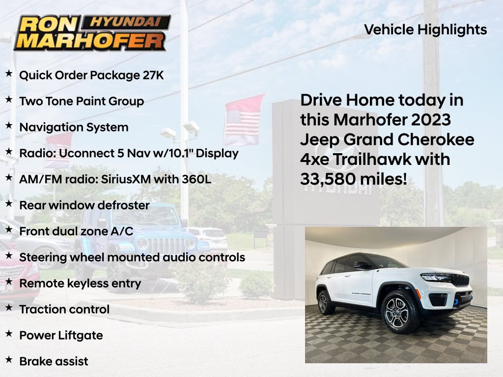 Used 2023 Jeep Grand Cherokee Trailhawk AWD/4WD image 14