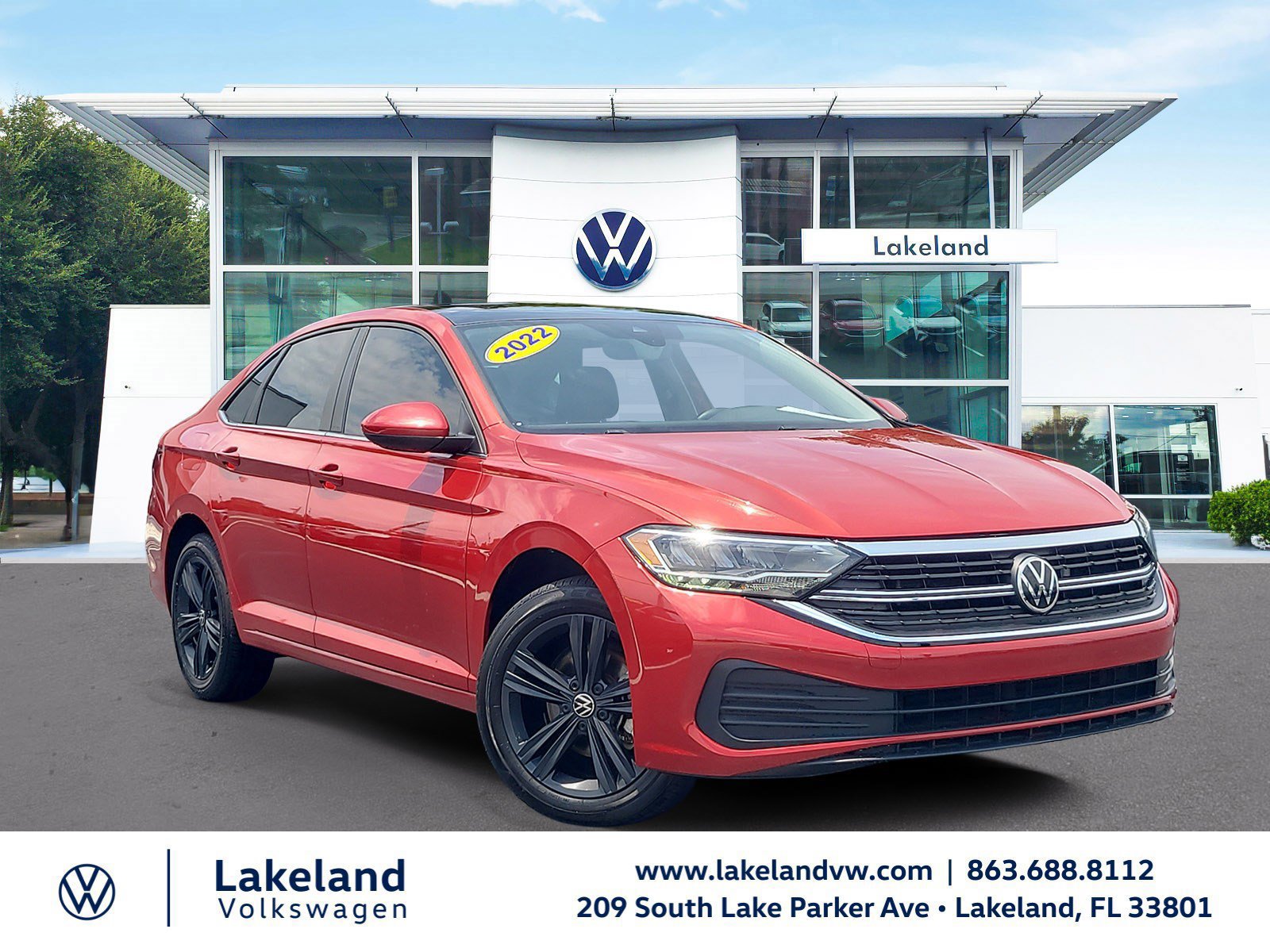 Used 2022 Volkswagen Jetta SE w/ Panoramic Sunroof Package FWD image 1