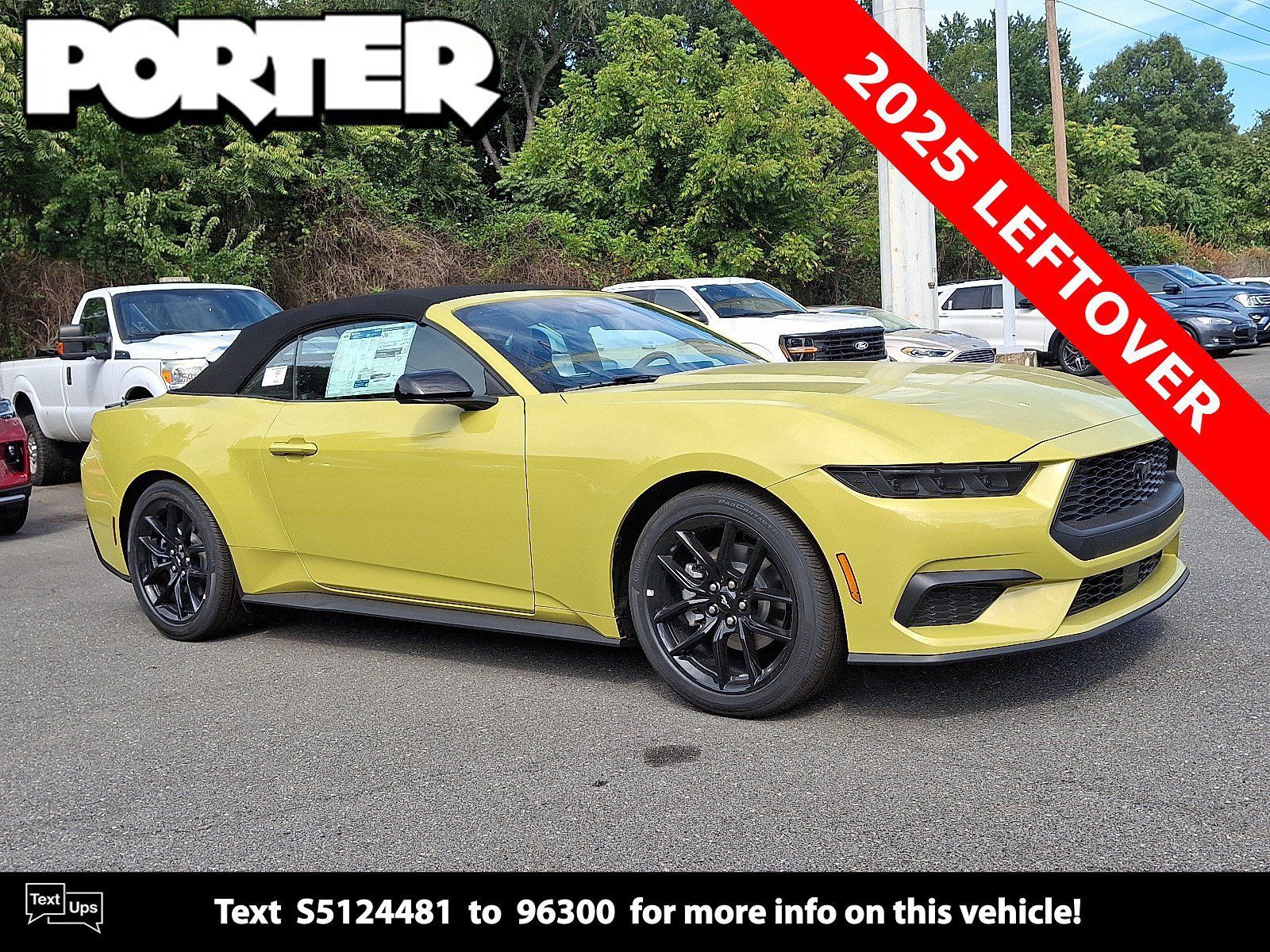 New 2025 Ford Mustang Premium w/ Mustang Nite Pony Package RWD image 1