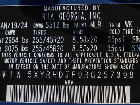 Certified 2024 Kia Sorento X-Line EX AWD/4WD image 29