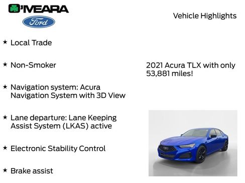 Used 2021 Acura TLX w/ Technology Package image 7
