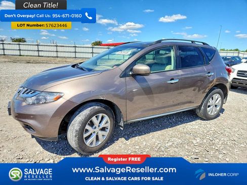 Used 2012 Nissan Murano SL w/ Navigation Pkg AWD/4WD image 1