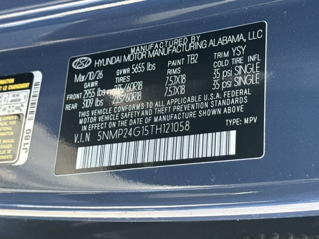 New 2026 Hyundai Santa Fe SEL FWD image 34