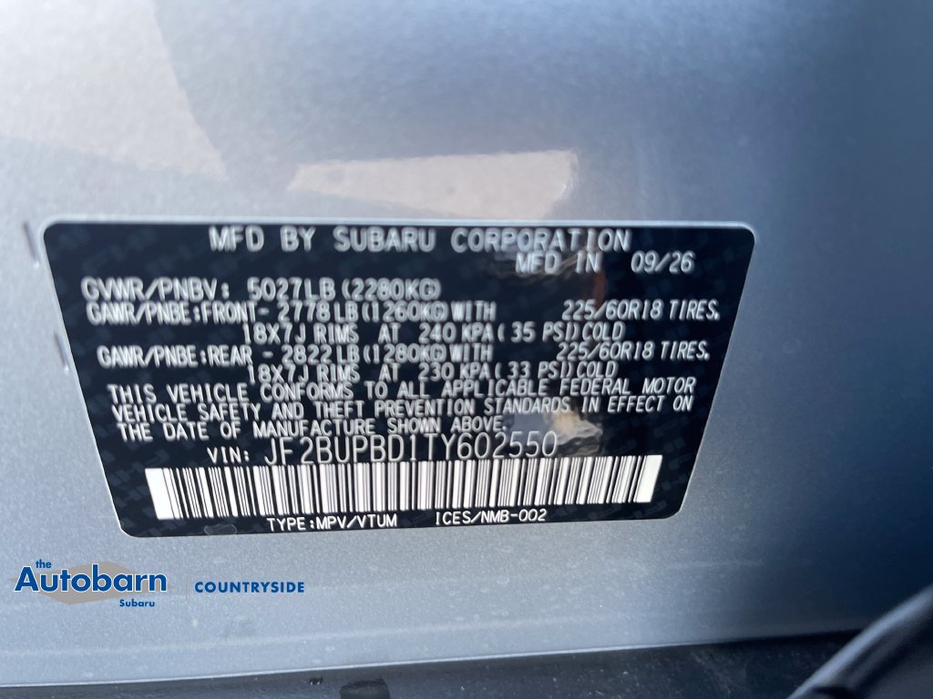 New 2026 Subaru Outback Premium AWD/4WD image 30
