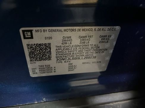 Used 2020 Chevrolet Trax LT w/ Driver Confidence Package FWD image 30