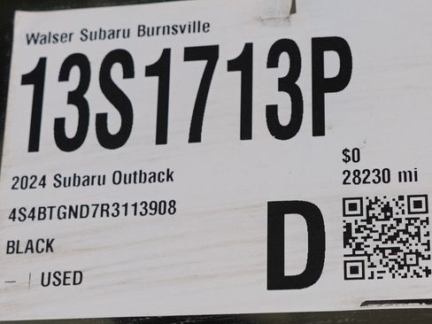 Used 2024 Subaru Outback Limited XT image 31