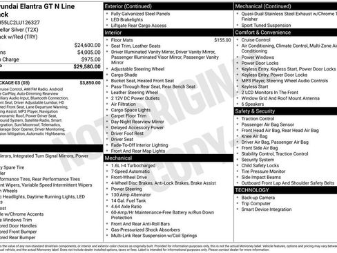 Used 2020 Hyundai Elantra GT N Line w/ Tech Package 03 image 8