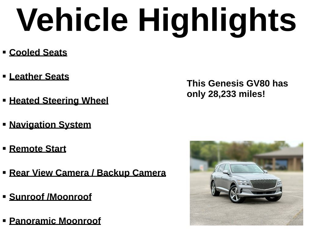 Used 2024 Genesis GV80 3.5T Advanced w/ Advanced Package AWD/4WD image 43