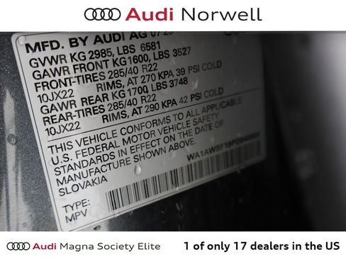 Used 2023 Audi SQ8 Premium Plus AWD/4WD image 3