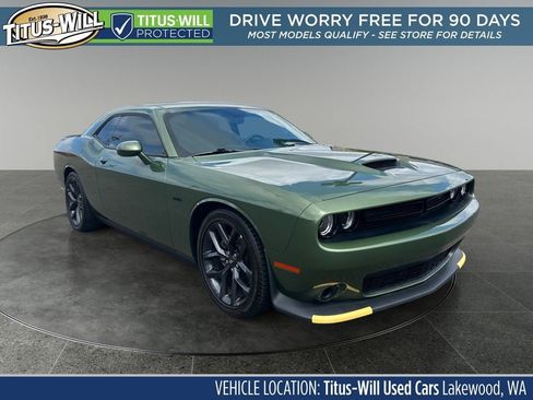 Used 2023 Dodge Challenger R/T w/ Blacktop Package RWD image 1