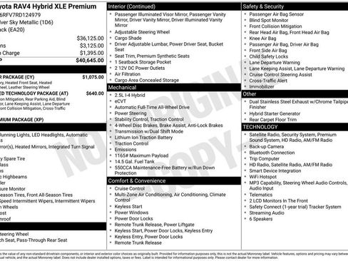 Used 2024 Toyota RAV4 XLE Premium w/ Weather Package AWD/4WD image 8