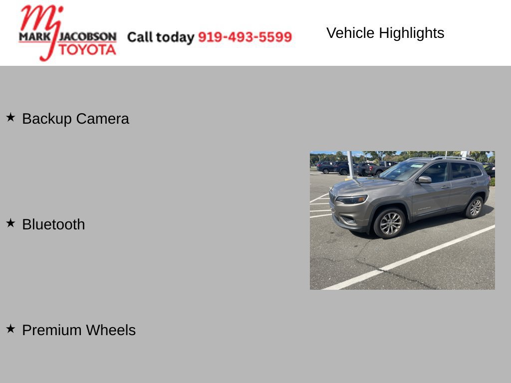 Used 2019 Jeep Cherokee Latitude w/ Popular Appearance Group FWD image 5