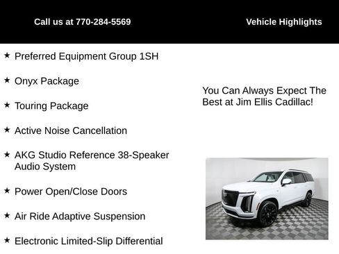 Certified 2026 Cadillac Escalade Platinum Sport w/ LPO, ONYX Package image 5