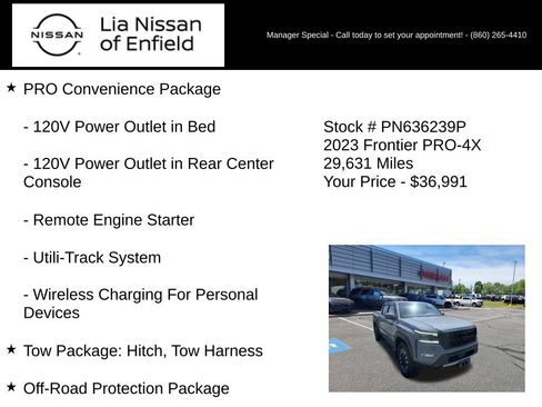 Used 2023 Nissan Frontier PRO-4X w/ Pro Convenience Package AWD/4WD image 10