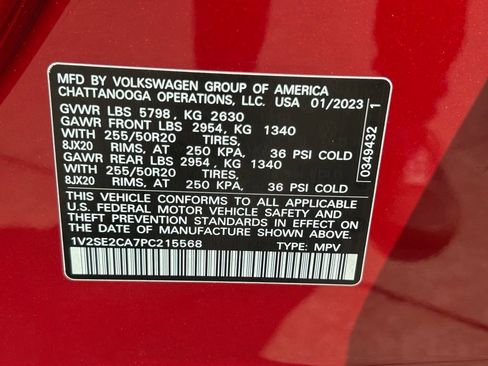 Used 2023 Volkswagen Atlas Cross Sport SEL R-Line image 63