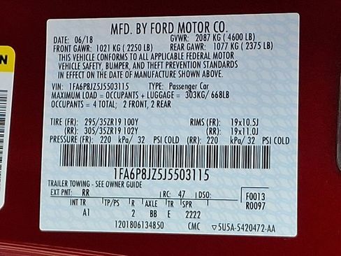 Used 2018 Ford Mustang Shelby GT350 w/ Electronics Package image 28