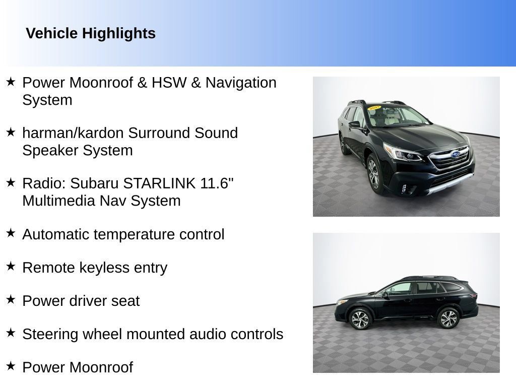 Used 2021 Subaru Outback Limited AWD/4WD image 2