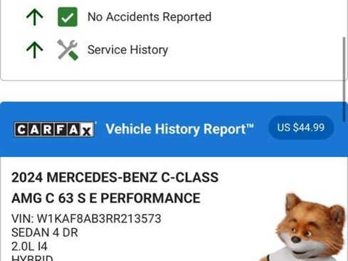 Used 2024 Mercedes-Benz C 63 AMG S w/ Pinnacle Trim Package image 5