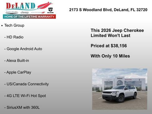 New 2026 Jeep Cherokee Limited AWD/4WD image 25