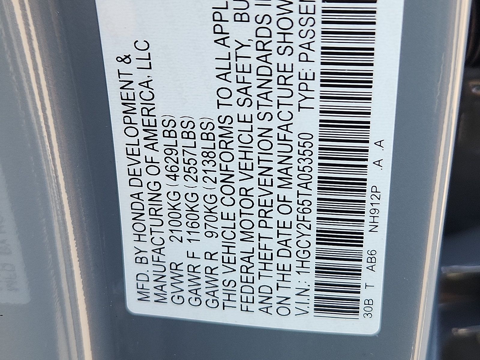 New 2026 Honda Accord EX-L image 18