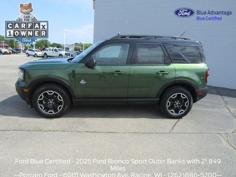 Certified 2025 Ford Bronco Sport Outer Banks w/ Outer Banks Tech Package+ AWD/4WD image 2