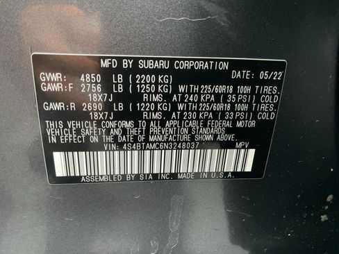 Used 2022 Subaru Outback Limited w/ Popular Package #2 image 16