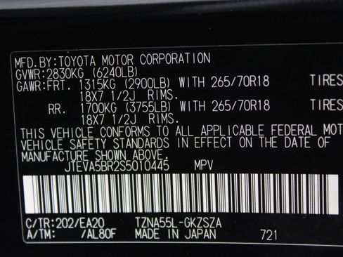 Used 2025 Toyota 4Runner TRD Off-Road Premium w/ Tow Technology Package AWD/4WD image 45