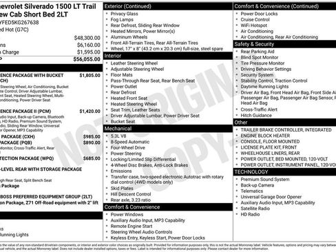 Used 2019 Chevrolet Silverado 1500 LT Trail Boss AWD/4WD image 25