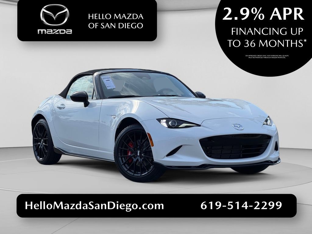 New 2026 MAZDA MX-5 Miata Club w/ Brembo/BBS/Recaro Package RWD image 1