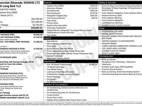 New 2026 Chevrolet Silverado 3500 LTZ w/ LTZ Plus Package image 24